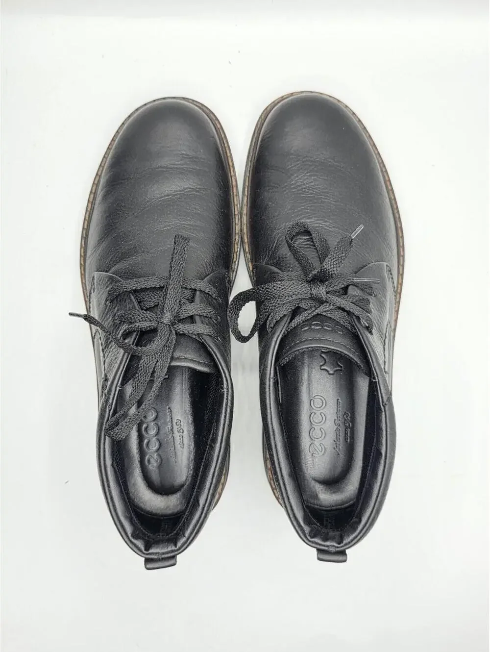 ECCO Turn Gore-Tex Waterproof Black Leather Chukka Boots Men’s 41 / US 7-7.5